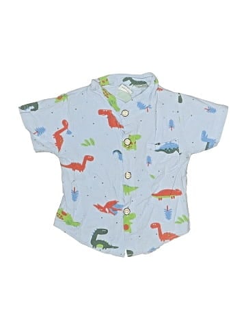 Unbranded Short Sleeve Button-Down Shirt (view 1)