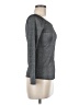 Dynamite Metallic Gray Long Sleeve Top Size M - photo 4