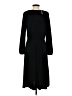 Talbots Solid Black Casual Dress Size S - photo 2