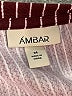 Ambar Stripes Burgundy Casual Dress Size M - photo 7