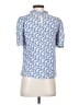 Ann Taylor LOFT Blue Short Sleeve Blouse Size XS - photo 2