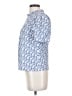 Ann Taylor LOFT Blue Short Sleeve Blouse Size XS - photo 5