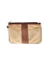 Coach 100% Leather Color Block Tan Gold Leather Wristlet One size - photo 1