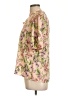 Cure Floral Pink Short Sleeve Blouse Size L - photo 5