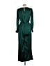 Dress Day 100% Polyester Green Jumpsuit Size L - photo 2