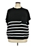 Unbranded 100% Polyester Black Short Sleeve Top Size XXL - photo 1