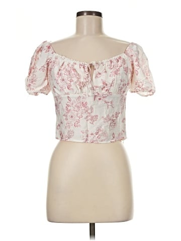 Love Tree Short Sleeve Blouse (view 1)
