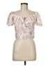 Love Tree Pink Short Sleeve Blouse Size M - photo 1