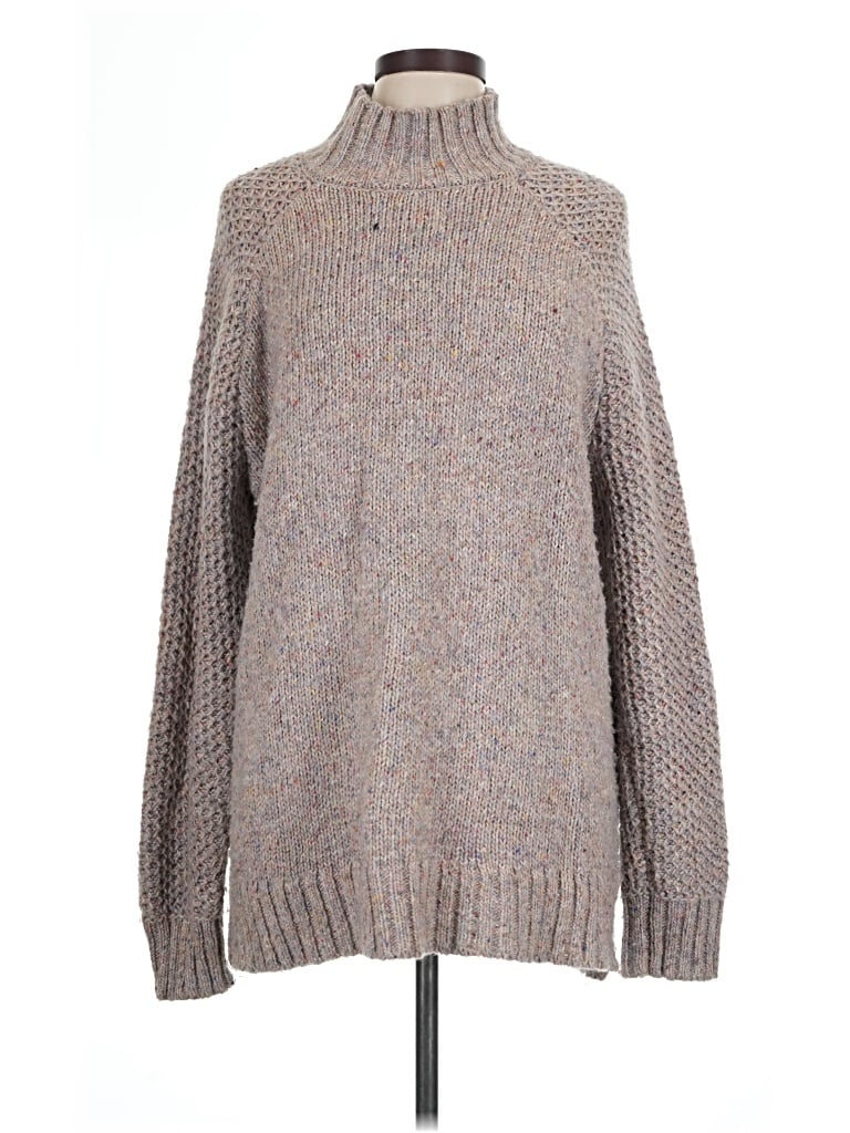 Pre-owned Prana Turtleneck Sweater In Gray