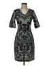 Baraschi 100% Polyester Paisley Gray Cocktail Dress Size S - photo 1