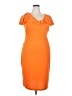 Shein Curve Orange Cocktail Dress Size 2X - photo 1