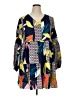 Unbranded Print Blue Casual Dress Size XL - photo 1