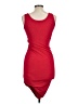 Active Basic Solid Red Cocktail Dress Size L - photo 2