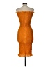 Unbranded Orange Cocktail Dress Size L - photo 2