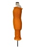 Unbranded Orange Cocktail Dress Size L - photo 5