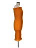 Unbranded Orange Cocktail Dress Size L - photo 4