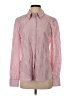 Argent Stripes Pink Long Sleeve Button-Down Shirt Size 4 - photo 1