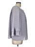 Cato 100% Polyester Gray 3/4 Sleeve Blouse Size L - photo 4