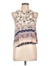 Elodie 100% Rayon Ivory Sleeveless Blouse Size L - photo 1