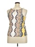 verse 100% Rayon Yellow Sleeveless Blouse Size XL - photo 2