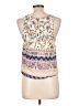 Elodie 100% Rayon Ivory Sleeveless Blouse Size L - photo 2