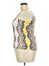 verse 100% Rayon Yellow Sleeveless Blouse Size XL - photo 5