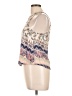 Elodie 100% Rayon Ivory Sleeveless Blouse Size L - photo 5