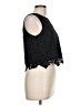 Shein 100% Polyester Black Sleeveless T-Shirt Size L - photo 4