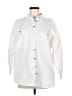 Topshop 100% Cotton White Ivory Denim Jacket Size 4 - photo 1