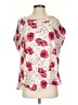 CAbi 100% Polyester Pink Short Sleeve Blouse Size S - photo 1