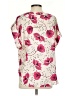 CAbi 100% Polyester Pink Short Sleeve Blouse Size S - photo 2