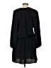 ee:some 100% Polyester Solid Black Casual Dress Size L - photo 2
