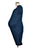 Isabel Maternity Blue Casual Dress Size Lg Maternity - photo 5