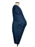 Isabel Maternity Blue Casual Dress Size Lg Maternity - photo 4