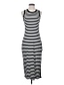 On 34th Stripes Silver Casual Dress Size S - photo 1