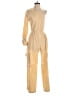 Zara Solid Gold Jumpsuit Size XS - photo 1