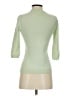 Barneys New York 100% Cashmere Green Pullover Sweater Size S - photo 2