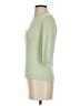 Barneys New York 100% Cashmere Green Pullover Sweater Size S - photo 5