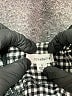 Eyeshadow Houndstooth Gray Casual Skirt Size 9 - photo 4