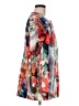 Chelsea & Theodore Print Red Jacket Size M - photo 4