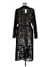 BCBGMAXAZRIA 100% Polyester Black Cocktail Dress Size XL - photo 2