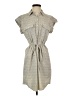 Express Outlet 100% Polyester Chevron-herringbone Gray Casual Dress Size S - photo 1