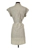 Express Outlet 100% Polyester Chevron-herringbone Gray Casual Dress Size S - photo 2