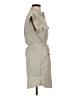 Express Outlet 100% Polyester Chevron-herringbone Gray Casual Dress Size S - photo 4