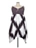 Torrid 100% Rayon Print Gray Cocktail Dress Size 3X Plus (3) - photo 1