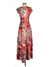 Sugar Lips 100% Polyester Print Orange Cocktail Dress Size XS - photo 1