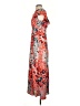 Sugar Lips 100% Polyester Print Orange Cocktail Dress Size XS - photo 5