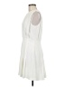 BCBGMAXAZRIA Solid Ivory Cocktail Dress Size 6 - photo 5
