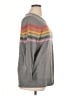 Torrid 100% Cotton Color Block Gray Pullover Sweater Size 1X Plus (1) - photo 4