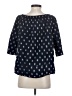Current/Elliott 100% Cotton Blue 3/4 Sleeve Blouse Size XS (0) - photo 2